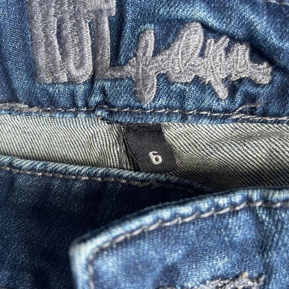 Kut From The Kloth Farrah Baby Bootcut Mid-Rise Jean Size 6 Inseam 28.5" - Picture 4 of 11